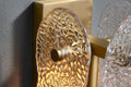 Ice Sculpture Glass Wall Sconce-wall sconce for bedroom,wall sconce for dining roo-Jecanoli