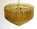 Murana Glass Chandelier – Amber - Brass - Jecanoli
