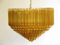 Murana Glass Chandelier – Amber - Brass - Jecanoli