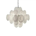 Murano Chandelier 36 White Disks - Dia 19.7″(50cm) x H 19.7″(50cm)WhiteBlushlighting