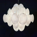 Murano Chandelier 36 White Disks - Dia 19.7″(50cm) x H 19.7″(50cm)WhiteBlushlighting