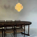 Murano Chandelier 36 White Disks - Dia 19.7″(50cm) x H 19.7″(50cm)WhiteBlushlighting