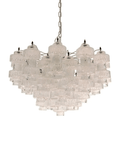Murano Chandelier – 37 glasses- Transparent - Jecanoli