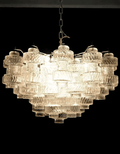 Murano Chandelier – 37 glasses- Transparent - Jecanoli