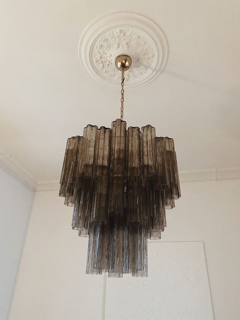 Murano Chandelier – 48 tubes – Smoked - Jecanoli