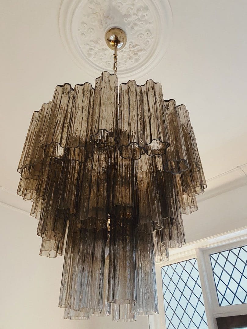 Murano Chandelier – 48 tubes – Smoked - Jecanoli