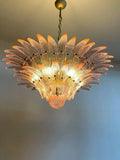 Murano Chandelier – Palmette – 58 glass – Pink - Blushlighting
