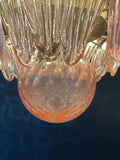 Murano Chandelier – Palmette – 58 glass – Pink - Blushlighting