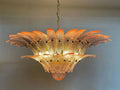 Murano Chandelier – Palmette – 58 glass – Pink - Blushlighting