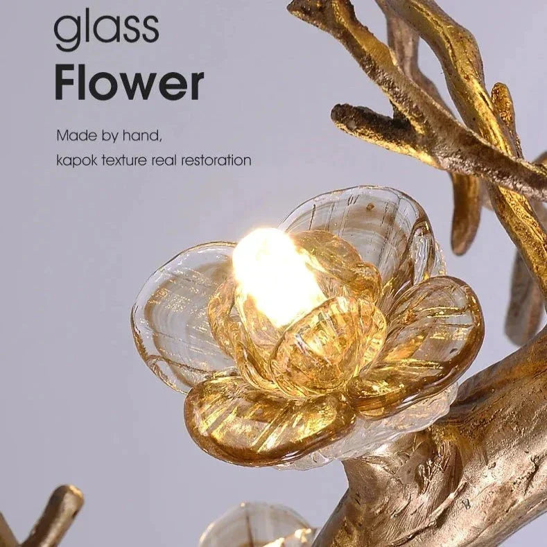 Noa Flower Branch Chandelier - L47.24” (120 cm)Warm White 3000K - Jecanoli