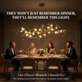 Noa Flower Branch Chandelier - L47.24” (120 cm)Warm White 3000K - Jecanoli