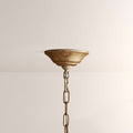 Nora Gilded Floral Crystal Round Chandelier - Jecanoli