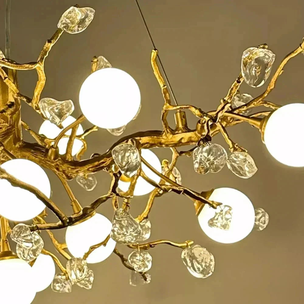 Orgi Statement Linear Branch Chandelier - Gold47.24"(120cm)Warm white 3000KMerlinlamps