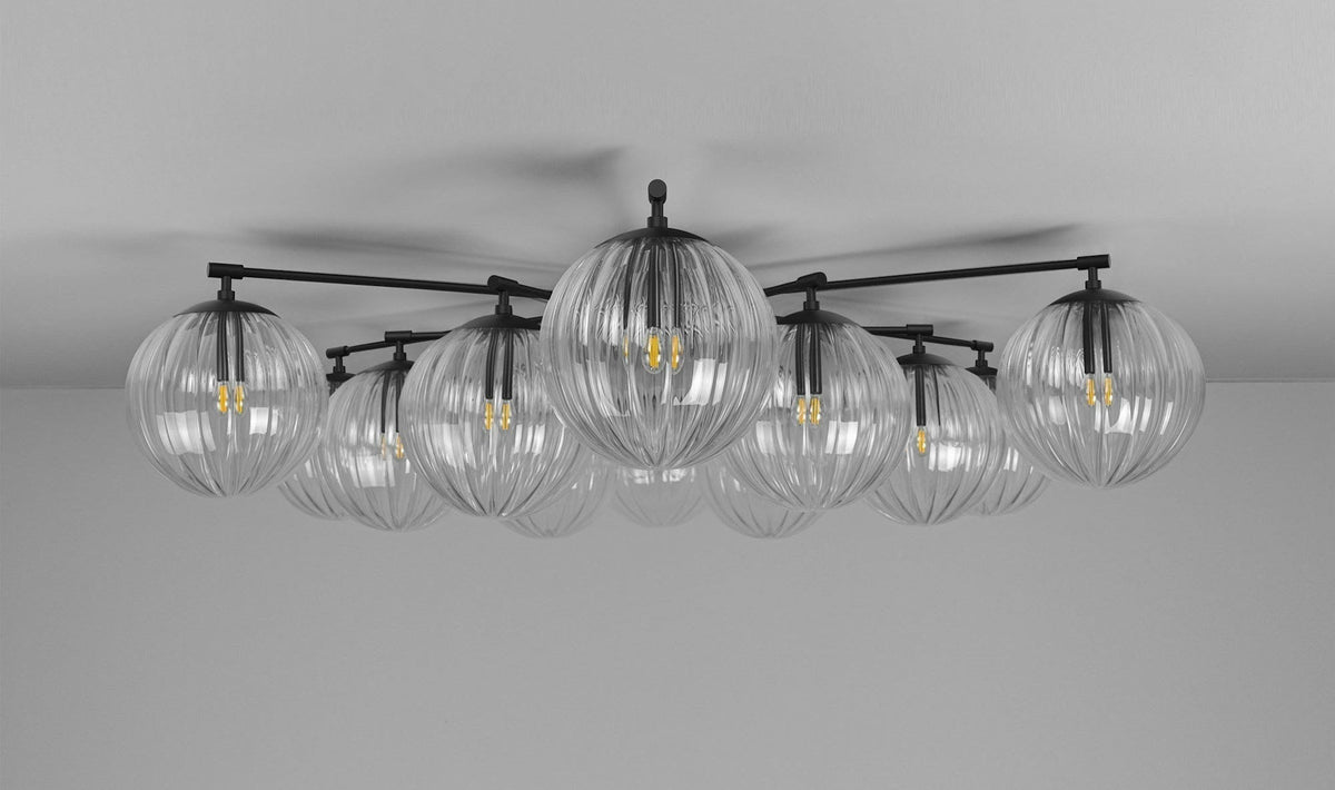 Orion Oval Flush Mount Base Chandelier Ø47.8″-NORMAL-Jecanoli