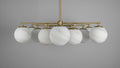 Orion Oval Flush Mount Base Chandelier Ø47.8″-NORMAL-Jecanoli