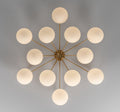 Orion Oval Flush Mount Base Chandelier Ø47.8″-NORMAL-Jecanoli