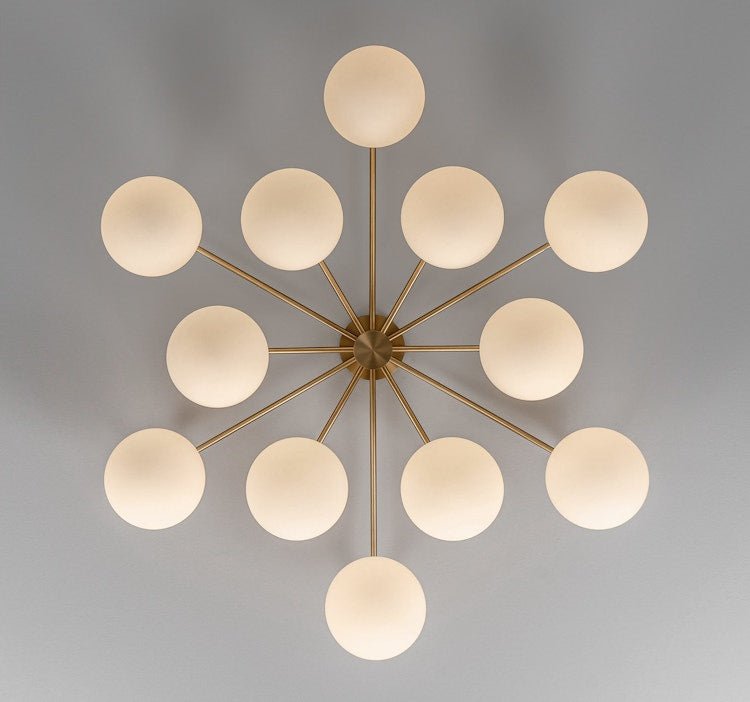 Orion Oval Flush Mount Base Chandelier Ø47.8″-NORMAL-Jecanoli
