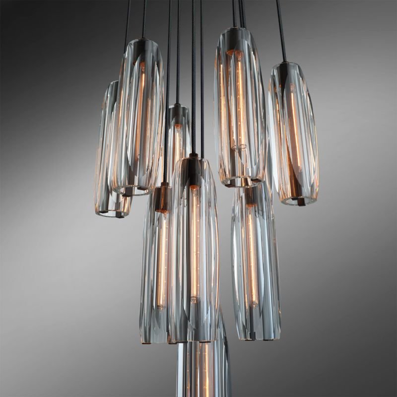 Osleride 10 Light Circular Chandelier - - Jecanoli