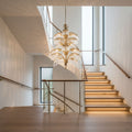 Palmera Brass Crystal Chandelier - ∅37.4″ x H 41.7″Brass & ClearJecanoli