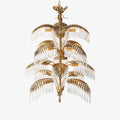 Palmera Brass Crystal Chandelier - ∅37.4″ x H 41.7″Brass & ClearJecanoli