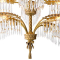 Palmera Brass Crystal Chandelier - ∅37.4″ x H 41.7″Brass & ClearJecanoli