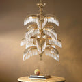 Palmera Brass Crystal Chandelier - ∅37.4″ x H 41.7″Brass & ClearJecanoli