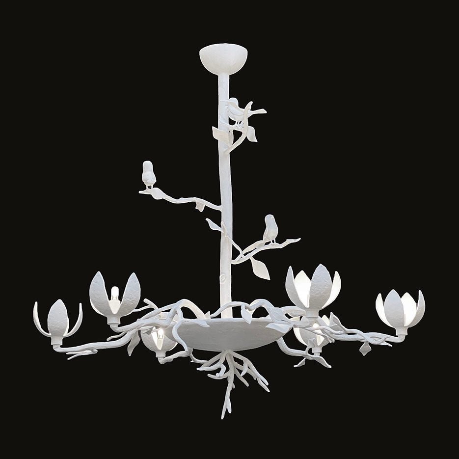 Passera Chandelier - ∅ 35.4″ x H 34.6″White-Jecanoli