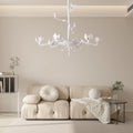 Passera Chandelier - ∅ 35.4″ x H 34.6″White-Jecanoli