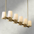 Pauillac Fabric Shade Linear Chandelier 49