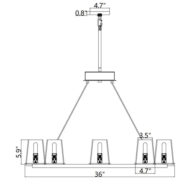 Prism Round Chandelier