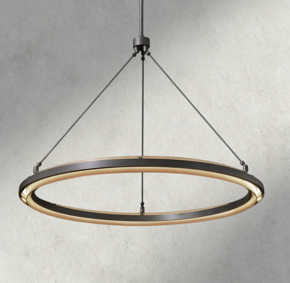 Peralta Round Chandelier 36", 48", 60", 2-Tier 60"-chandelier-Jecanoli