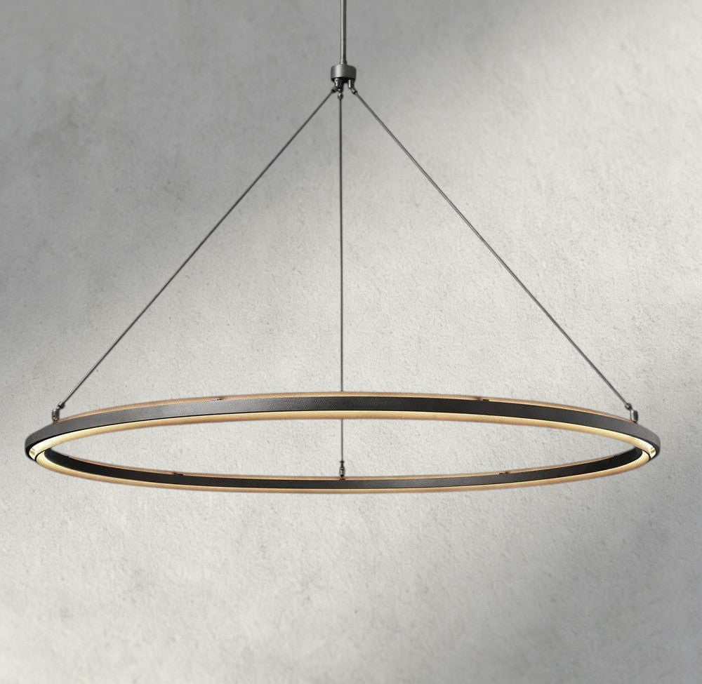 Peralta Round Chandelier 36", 48", 60", 2-Tier 60"-chandelier-Jecanoli