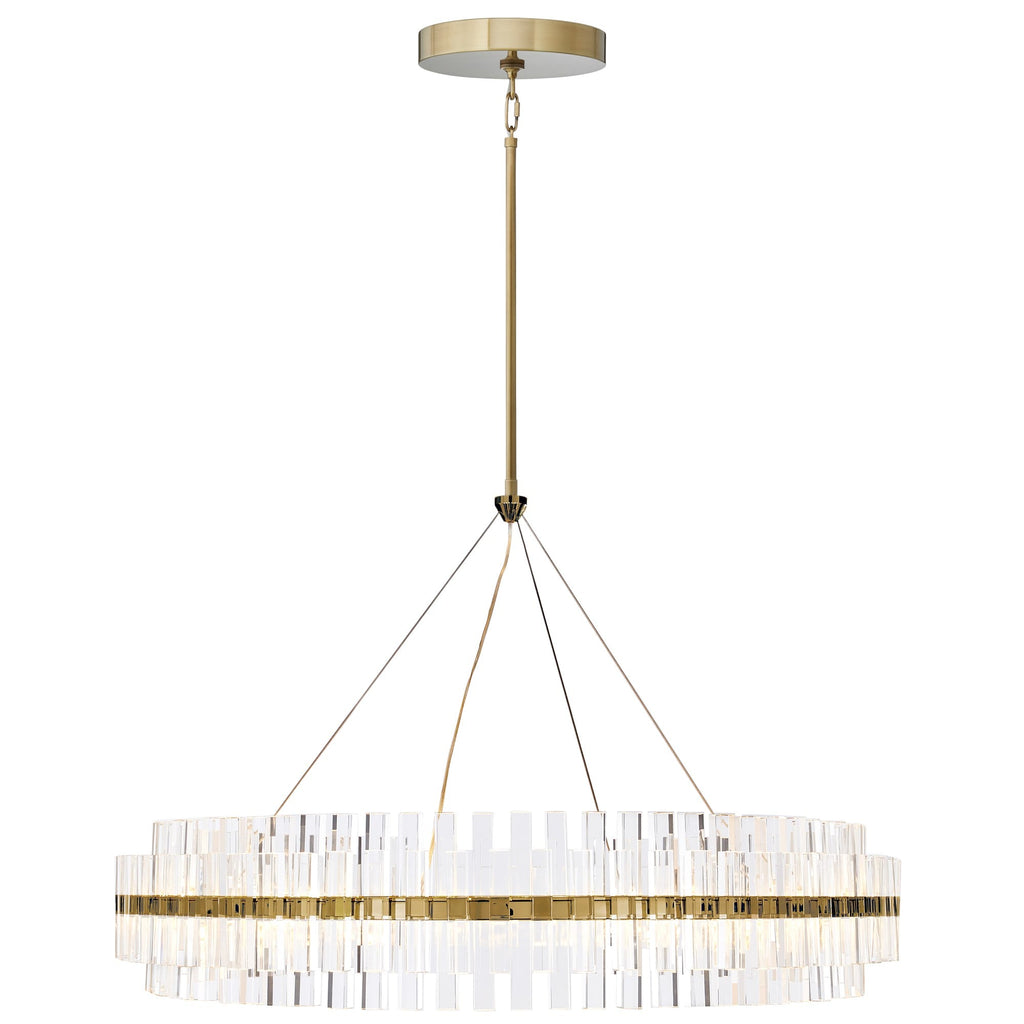 Phoebe Round LED Crystal Chandelier 30.5"/48"