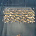 Porcelain Fish Shaped Dining Table Chandelier-Jecanoli