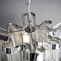 Post-Modern Extra Large Stainless Steel Long Tassel Chandelier-Jecanoli