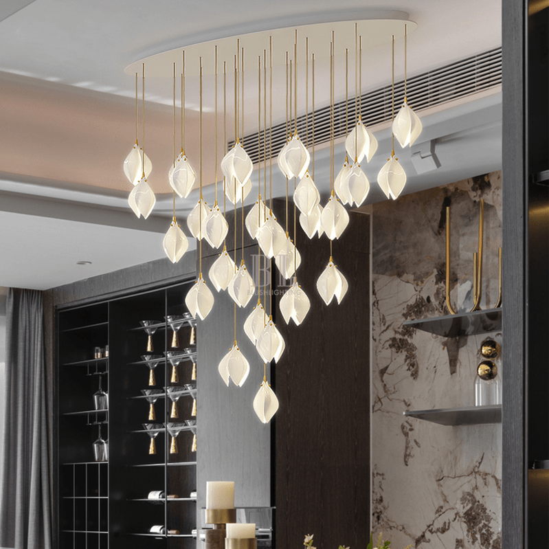 Postmodern Ceramic Branch Chandelier - 32 Lights-Jecanoli