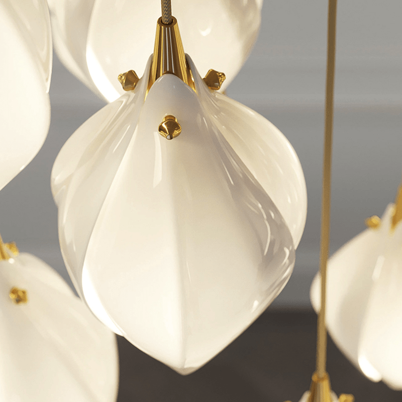 Postmodern Ceramic Branch Chandelier - 32 Lights-Jecanoli