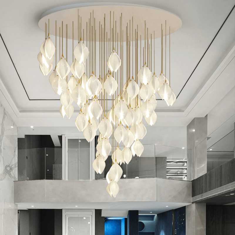 Postmodern Ceramic Branch Chandelier - 55 Lights-Jecanoli