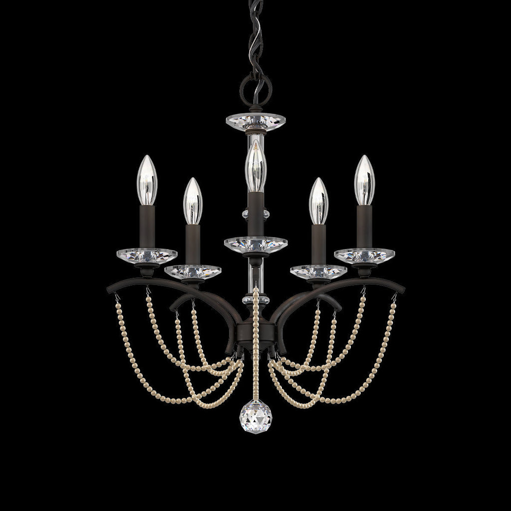 Primrose Crystal Candlestick Chandelier 18"