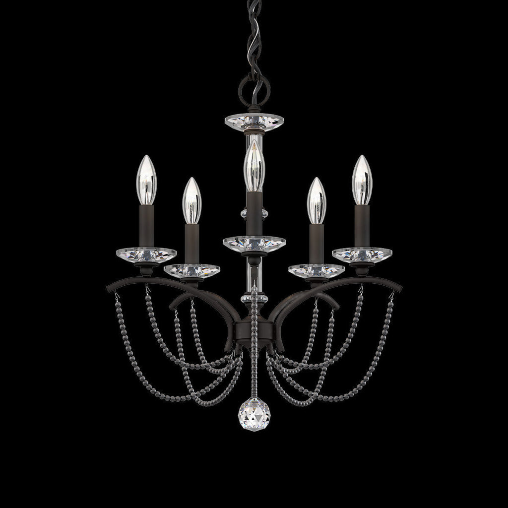 Primrose Crystal Candlestick Chandelier 18"