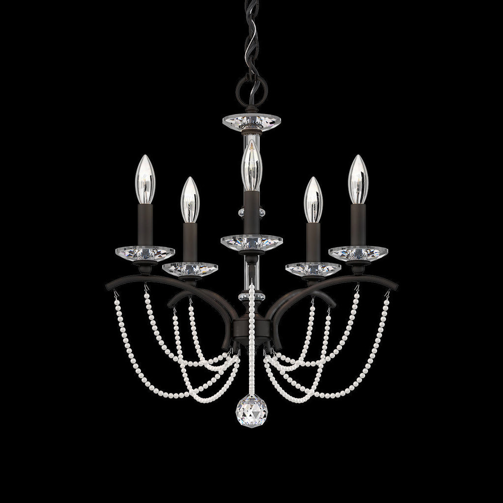 Primrose Crystal Candlestick Chandelier 18"