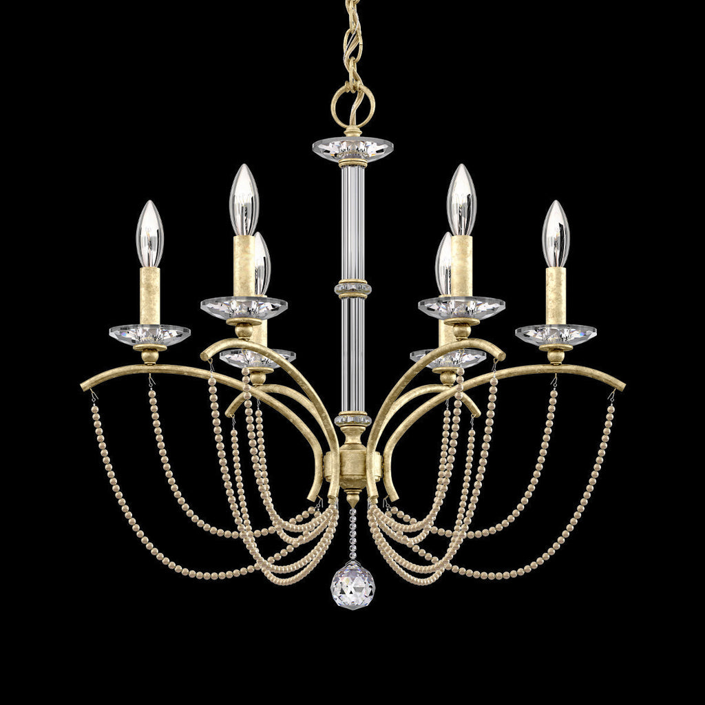Primrose Crystal Candlestick Chandelier 23"