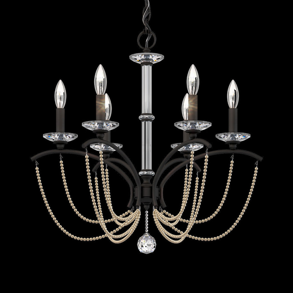 Primrose Crystal Candlestick Chandelier 23"