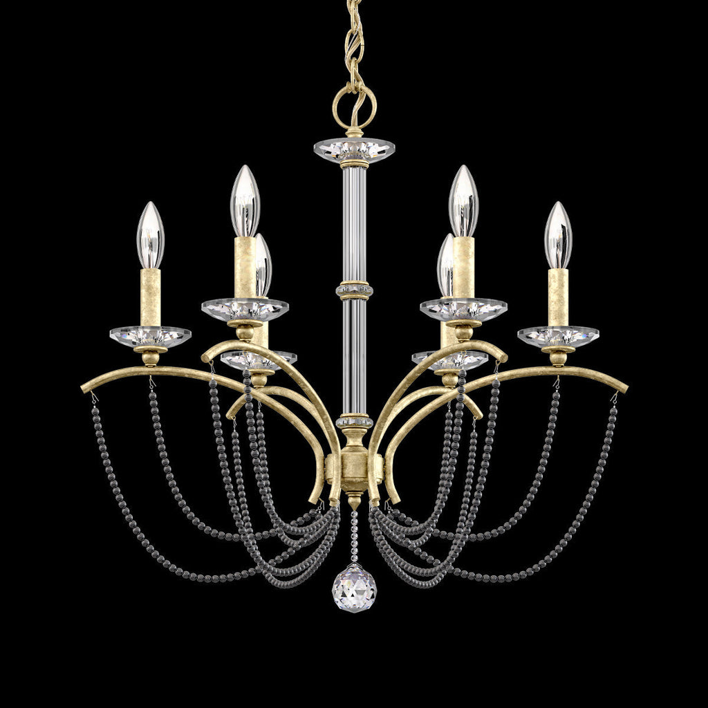 Primrose Crystal Candlestick Chandelier 23"