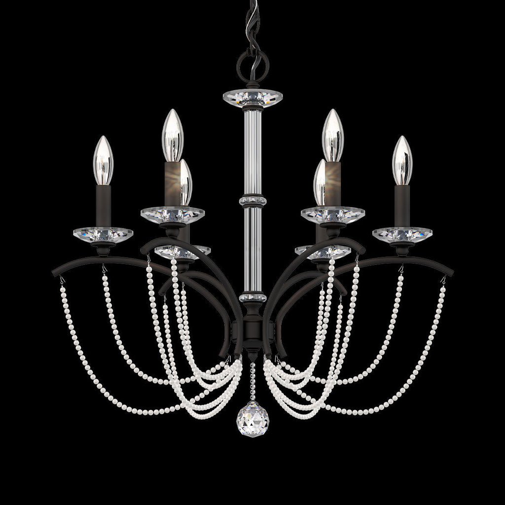 Primrose Crystal Candlestick Chandelier 23"