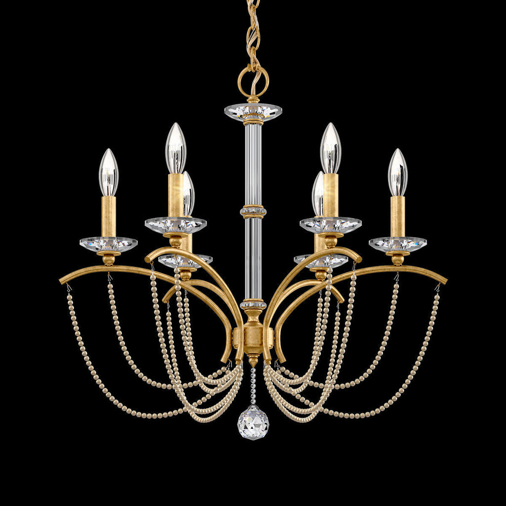 Primrose Crystal Candlestick Chandelier 23"
