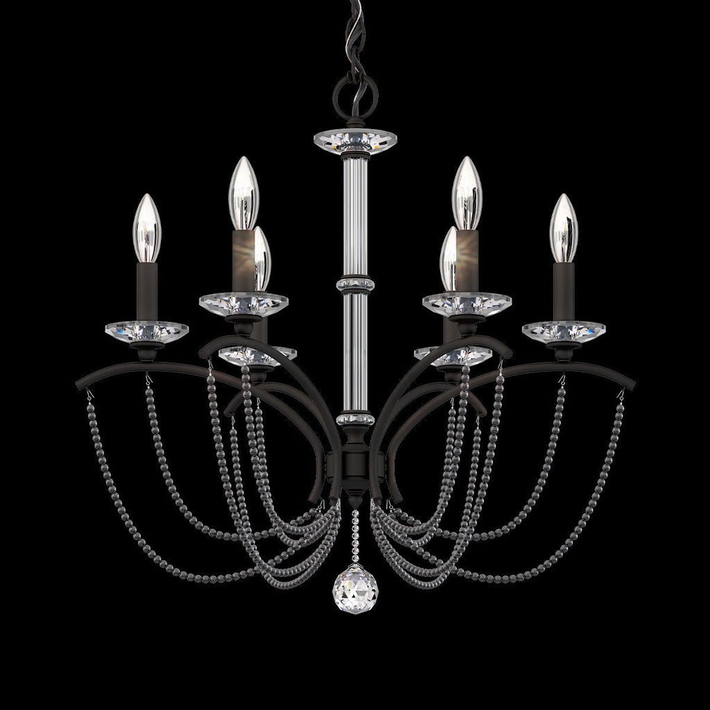 Primrose Crystal Candlestick Chandelier 23"