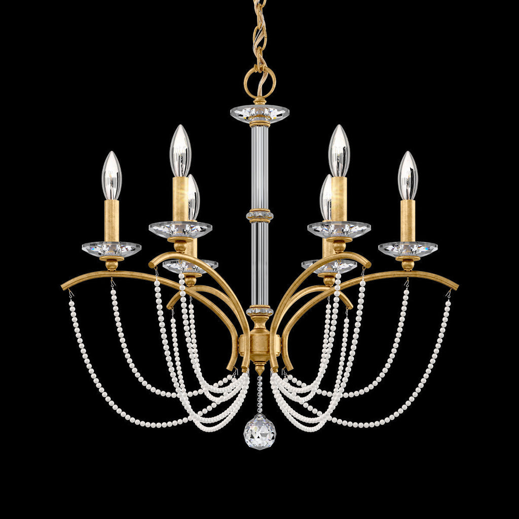 Primrose Crystal Candlestick Chandelier 23"