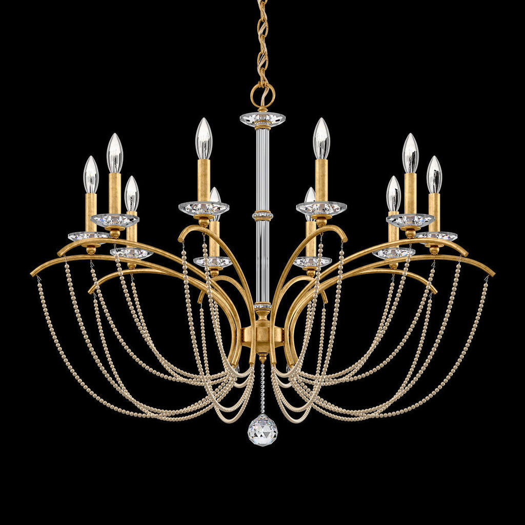 Primrose Crystal Candlestick Chandelier 36"