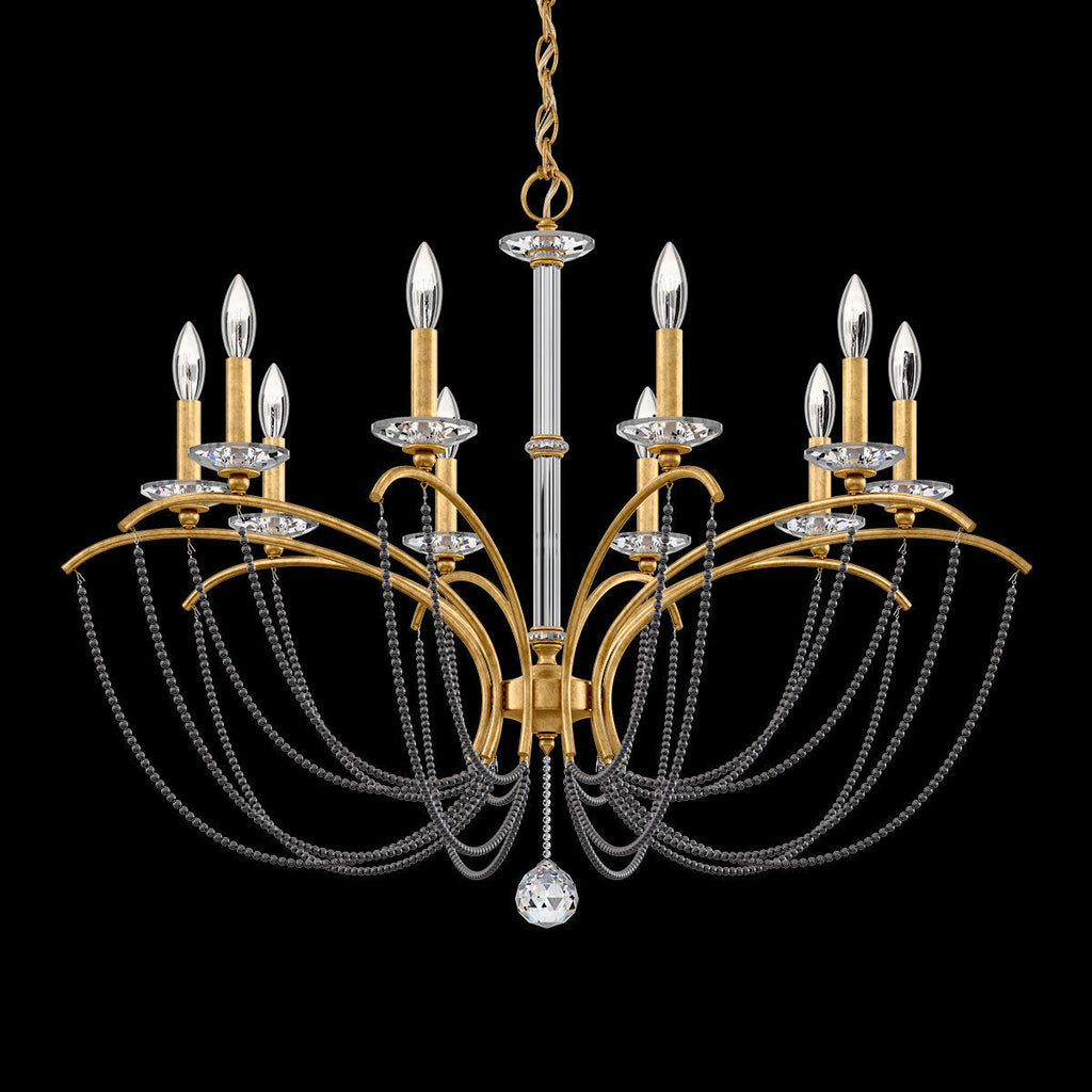 Primrose Crystal Candlestick Chandelier 36"